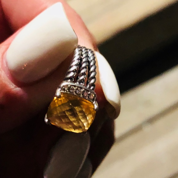 🌹David Yurman Citrine & Diamond Ring 🌹!! - Picture 3 of 8